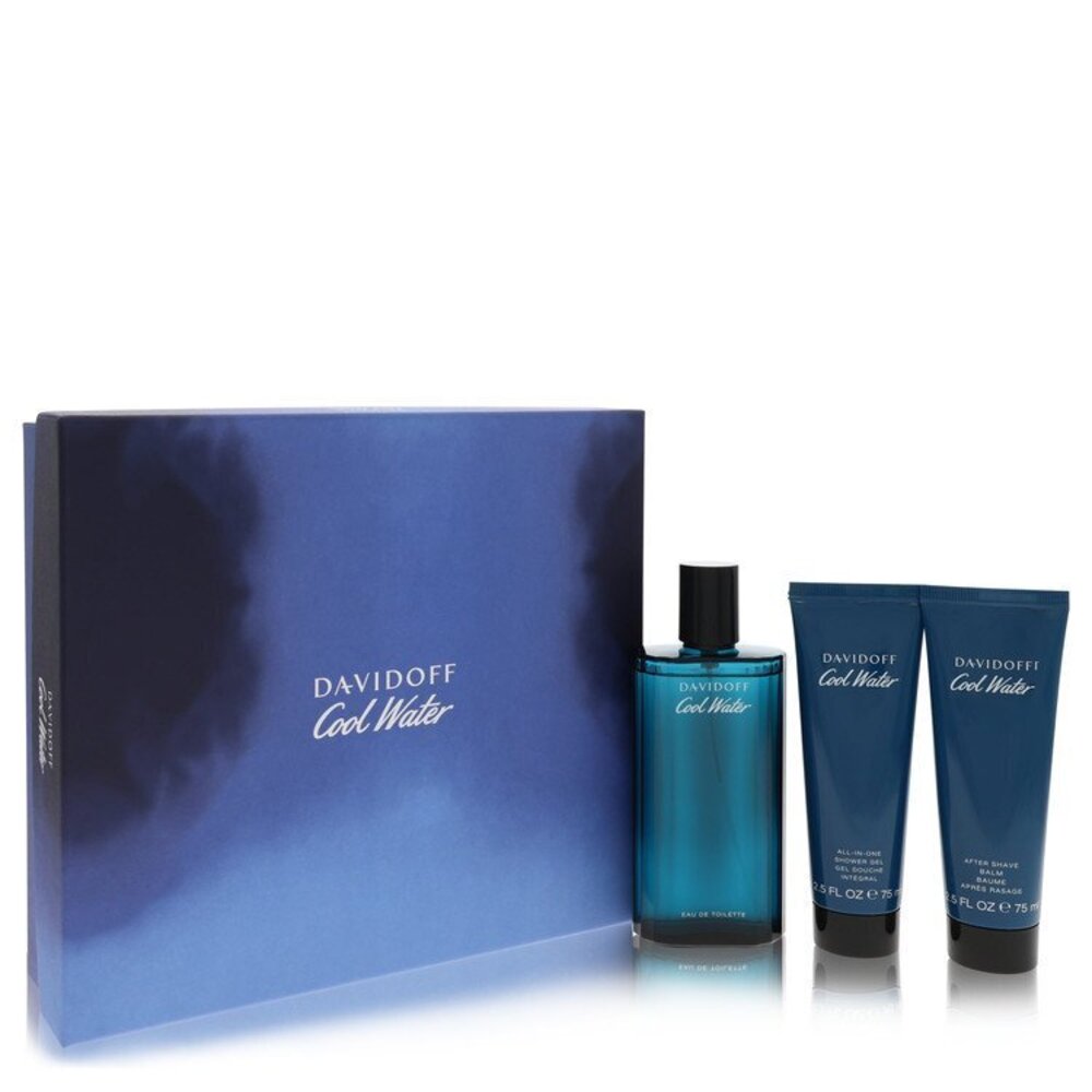 Cool Water by Davidoff Gift Set -- 4.2 oz Eau De Toilette Spray + 2.5 oz After S
